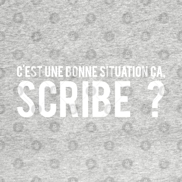 C'est Une Bonne Situation ça, Scribe ? by MoviesAndOthers